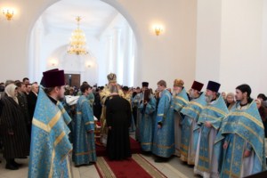 Божественная литургия и вечерня с Чином прощения в Свято-Троицком кафедральном соборе города Вольска