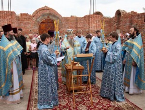 Чин основания храма в с. Казанла