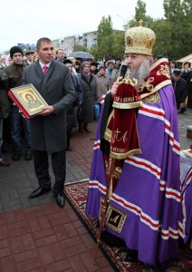 Освящение часовни в г.Марксе