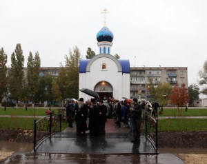 Освящение часовни в г.Марксе