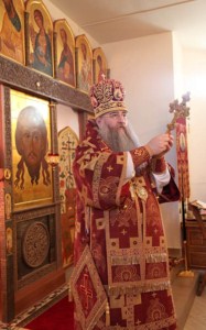 Божественная литургия в храме в честь Рождества Христова с. Рыбушка Саратовского района