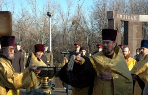 Освящение места под строительство храма на Соколовой горе