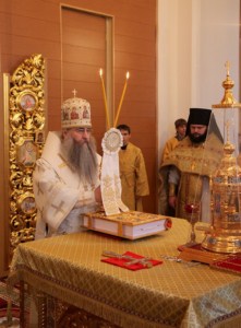Божественная литургия в Свято-Троицком кафедральном соборе г. Вольска