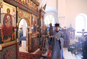 Престольный праздник в храме в честь иконы Божией Матери "Утоли моя печали"