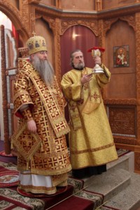 Божественная литургия в храме во имя святого равноапостольного князя Владимира г. Саратова