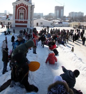 Детский праздник, посвященный Масленичной неделе