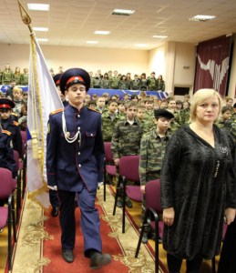 Передача православной библиотеки кадетским классам школы № 43