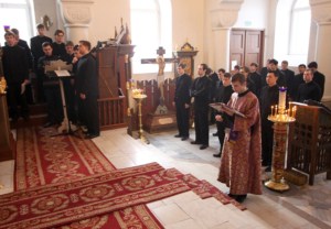 Причастие воспитанников СПДС