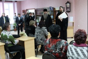 Освящение кадетского класса и встреча с педагогами и воспитанниками ПТУ № 66 г. Петровска