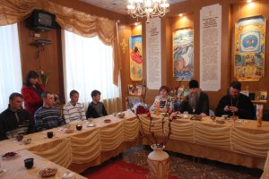 Освящение кадетского класса и встреча с педагогами и воспитанниками ПТУ № 66 г. Петровска