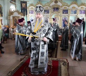 Литургия Преждеосвященных Даров в Свято-Троицком храме г. Красный Кут
