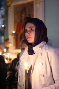 Утреня Великой Пятницы в Духосошественском кафедральном соборе Саратова