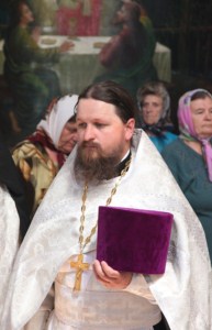 Божественная литургия в храме в честь Вознесения Господня г. Аркадака