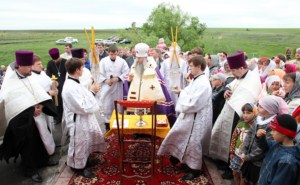 Архипастырская поездка в Калининский район