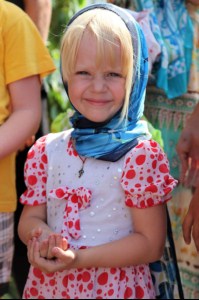 Божественная литургия в храме во имя святого мученика Иоанна Воина с.Лавровка Краснокутского района