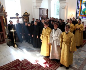 Начало учебного года в семинарии