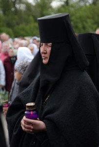 Панихида на Воскресенском кладбище г. Саратова