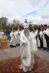 Панихида на Воскресенском кладбище г. Саратова