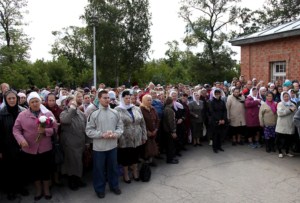 Панихида на Воскресенском кладбище г. Саратова