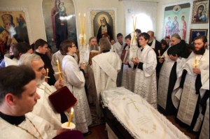 Погребение священника Николая Сумцова