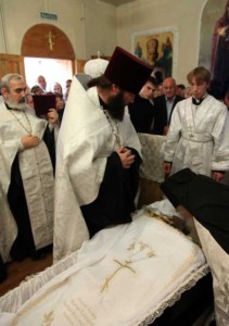 Погребение священника Николая Сумцова