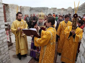 Чин основания храма в р. п. Озинки