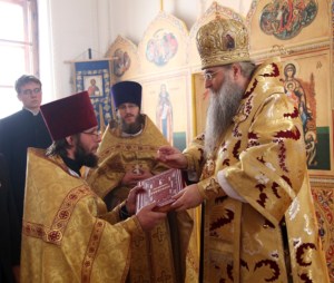 Архипастырская поездка в Базарно-Карабулакский и Красноармейский районы