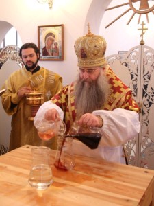 Освящение храма во имя Новомучеников и Исповедников Российских в ИК № 7