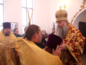 Освящение храма во имя Новомучеников и Исповедников Российских в ИК № 7