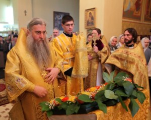 Божественная литургия в Свято-Андреевском храме г. Маркса