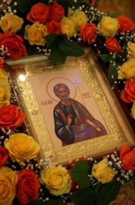 Божественная литургия в Свято-Андреевском храме г. Маркса