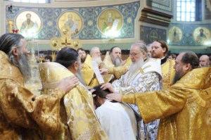 Хиротония Архимандрита Пахомия (Брускова) во Епископа Покровского и Николаевского