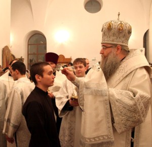 Всенощное бдение в храме в честь Рождества Христова г. Саратова