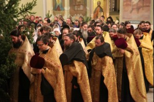 Великая Рождественская вечерня в Покровском храме г. Саратова