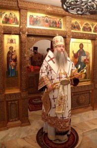 Божественная литургия в храме во имя святых мучеников 14000 младенцев, от Ирода в Вифлееме избиенных, Свято-Алексиевского женского монастыря г. Саратова