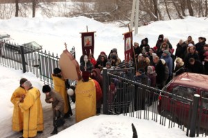 Встреча иконы священномученика Харалампия