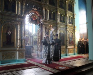 Литургия Преждеосвященных Даров в Духосошественском кафедральном соборе г. Саратова