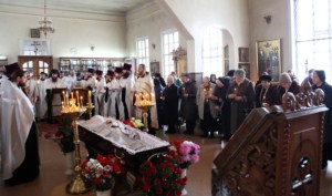 Отпевание священника Владимира Сучкова