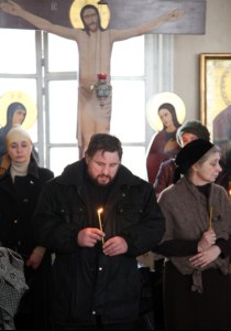 Отпевание священника Владимира Сучкова