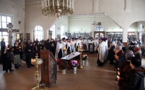 Отпевание священника Владимира Сучкова