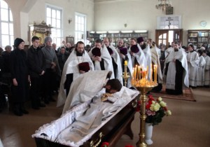 Отпевание священника Владимира Сучкова