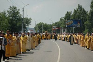 Прибытие десницы святого Пророка, Предтечи и Крестителя Господня Иоанна. Крестный ход. Саратов.