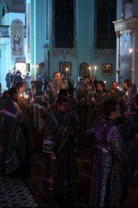 Пассия в Духосошественском кафедральном соборе г. Саратова
