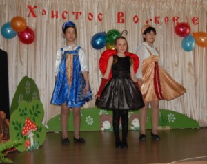 В хвалынской гимназии прошел районный конкурс детского творчества «Пасхальная радость»