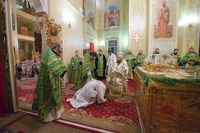 Митрополит Игнатий совершил иерейскую хиротонию иеродиакона Серапиона (Залесного). 10.08.2022