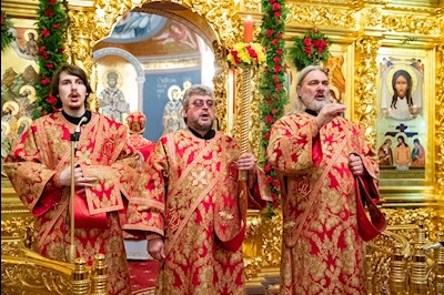 Пасха. Светлое Христово Воскресение. Пасхальное богослужение. (Фрагмент 5)