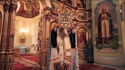 Встреча чудотворной Курской Коренной иконы Божией Матери