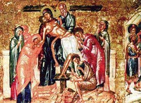 Снятие с Креста и погребение Спасителя