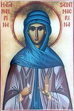 Прп. Макрины, сестры свт. Василия Великого