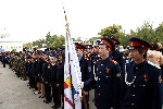 Саратовскому отделу Волжского казачьего войска вручена освященная хоругвь